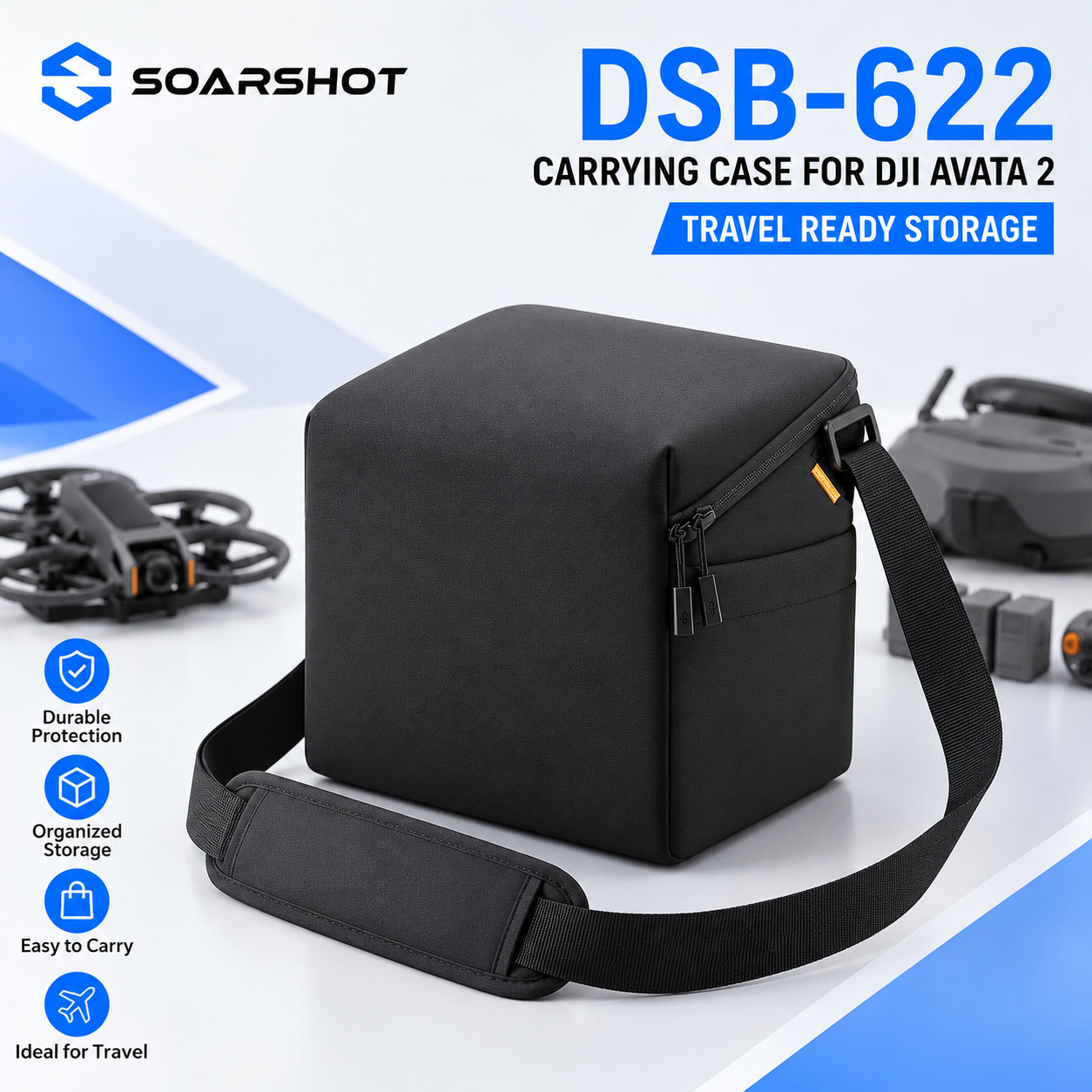 Drone Carrying Case - Torba transportowa SOARSHOT na gogle DJI