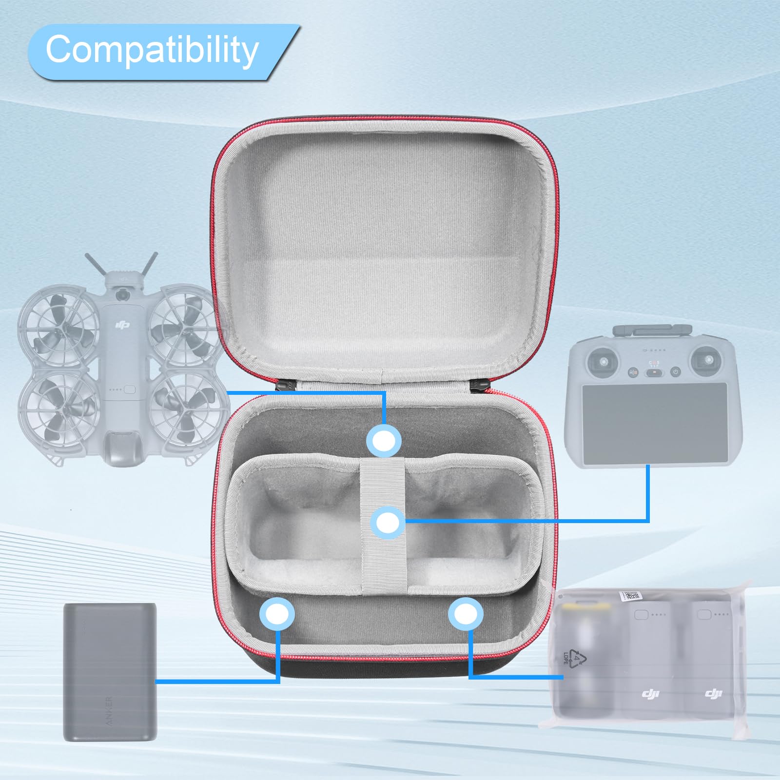 Przenośna torba na DJI Neo 2 F – Drone Carrying Case recenzja i cena
